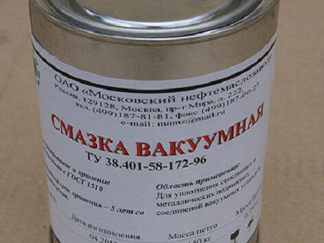 Вакуумная смазку ТУ 38-401-58-172-96